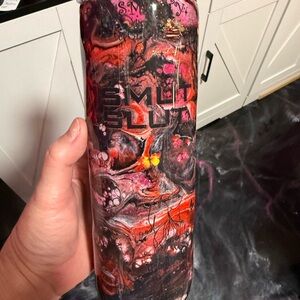 Custom Swirl Tumbler Handmade Glitter Smut Slu+ Kinky Book Lover